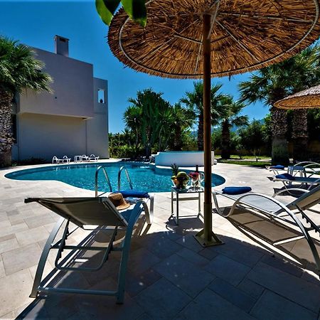 Xenos Villa 2 With A Private Pool,Near The Sea Тигаки Экстерьер фото