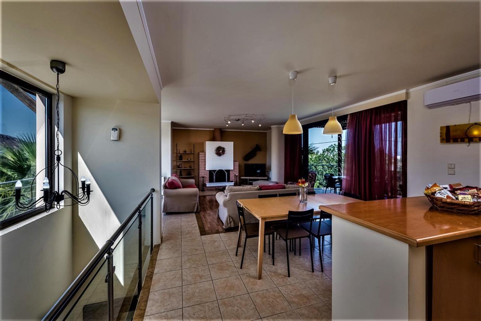 Xenos Villa 2 With A Private Pool,Near The Sea Тигаки Экстерьер фото